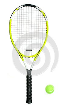 Tennis Racquet and Ball