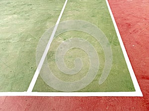 tennis red clay green court lines score scoring line bounds play ball playing