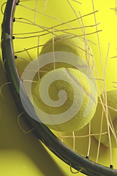 Tennis restring photo