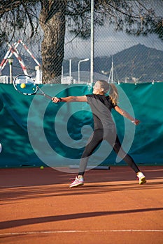 Tennis school outdoor