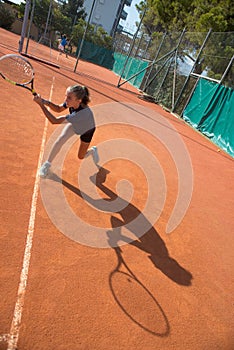 Tennis school outdoor