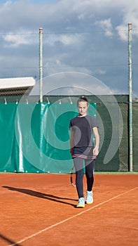 Tennis school outdoor