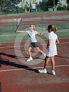 Tennis school outdoor