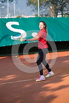 Tennis school outdoor