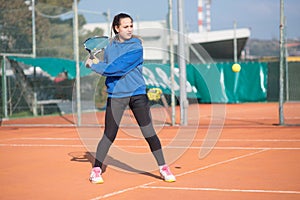 Tennis school outdoor