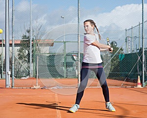 Tennis school outdoor