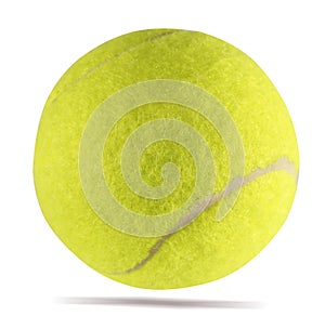 Tennis spheres are isolated on a white background, sports accessories, object, to spend free time