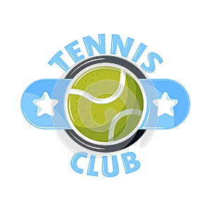 tennis sport club stamp