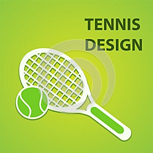 Tennis sport design, vector illustration eps10 graphic