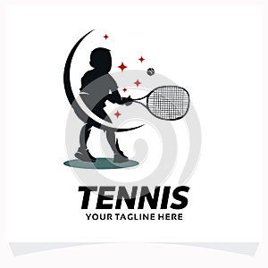 Tennis Sport Logo Design Template