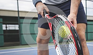 Tennis Sport Racket Racquet Athlete Match Concept