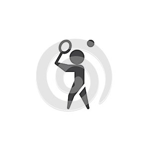 Tennis sport vector icon