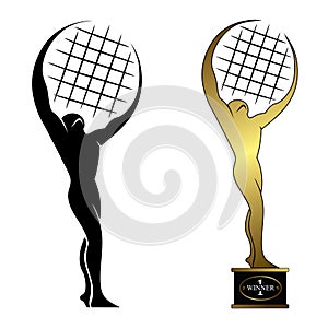 Tennis trophy