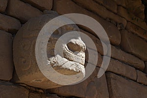 Tenon Head at Chavin de Huantar, Ancash province, Peru