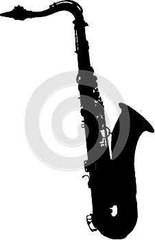 Tenor saxophone vector