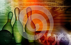 Tenpin and dollar ball