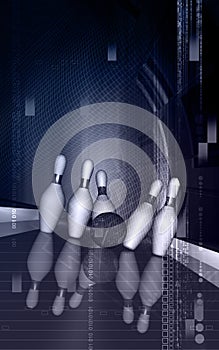 Tenpin and dollar boll