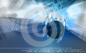 Tenpin and dollar boll