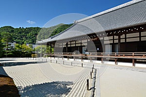 ÃÅhÃÂjÃÂ building. Tenryuji zen buddhist temple. Arashiyama. Kyoto. Japan photo