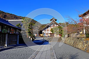 Tenryu-ji, a venerable Zen temple at Arashiyama, Susukinobabacho, Sagatenryuji, Ukyo