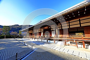 Tenryu-ji, a venerable Zen temple at Arashiyama, Susukinobabacho, Sagatenryuji, Ukyo