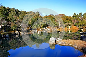 Tenryu-ji, a venerable Zen temple at Arashiyama, Susukinobabacho, Sagatenryuji, Ukyo