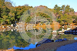 Tenryu-ji, a venerable Zen temple at Arashiyama, Susukinobabacho, Sagatenryuji, Ukyo