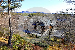 Tenryu-ji, a venerable Zen temple at Arashiyama, Susukinobabacho, Sagatenryuji, Ukyo