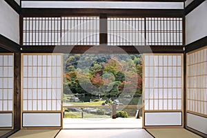 Tenryuji Sogenchi Garden in Kyoto photo