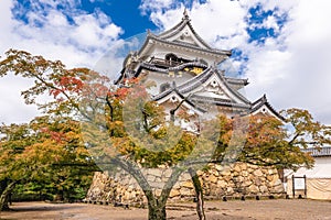 Tenshu of Hikone Castle located in Hikone