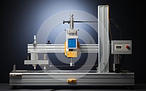Tensile Testing Machines isolated on a transparent background.