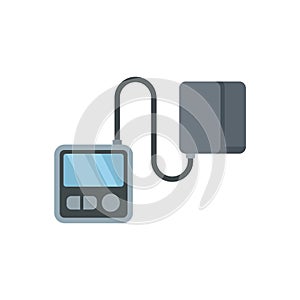 Tensiometer icon flat isolated vector