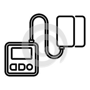 Tensiometer icon, outline style