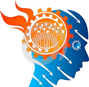 Tension mind gear logo