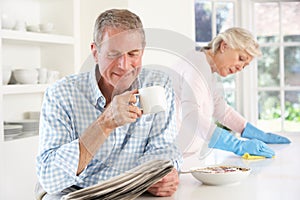 Tension between retired couple