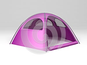 tent 3d icon. camping tent 3D illustration.