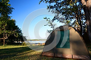 Tent camp. South Luangwa National Park. Zambia