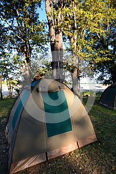 Tent camp. South Luangwa National Park. Zambia