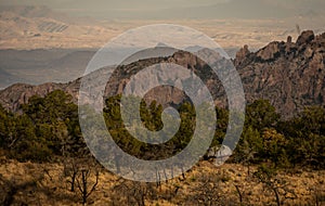 Tent Camped On The Ridge of The Chisos Mountains