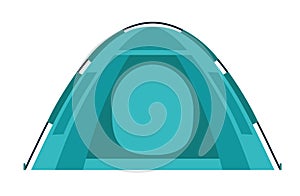 Tent Camping. equipment. Design element for poster, card. Vector illustration. Flat cartoon vector illustration.