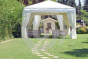 Tent for ceremonies photo