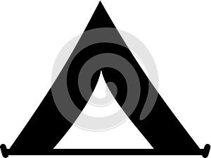 Tent icon camping