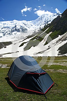 Tent at Rakaposhi base camp
