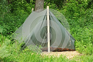 Tent in nature