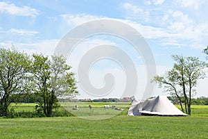 Tent in nature