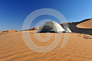 Tent in Rub al Khali photo