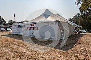 Tent revival at Praise Chapel in Yuba City
