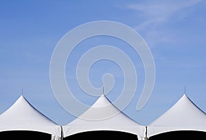 Tent Tops and Sky