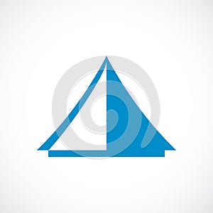 Tent vector icon