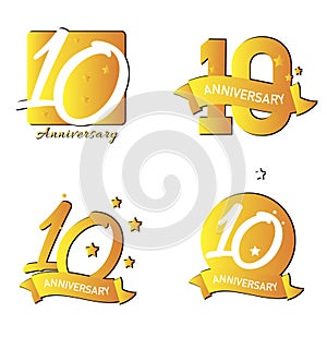 Tenth anniversary icons photo